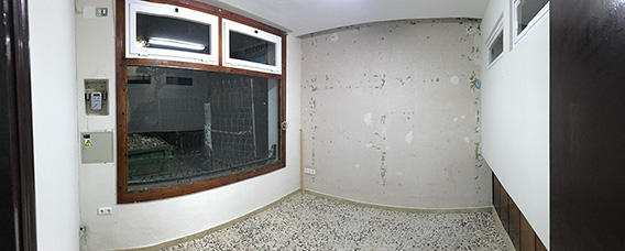 La sala pequeña antes de nuestra primera renovación